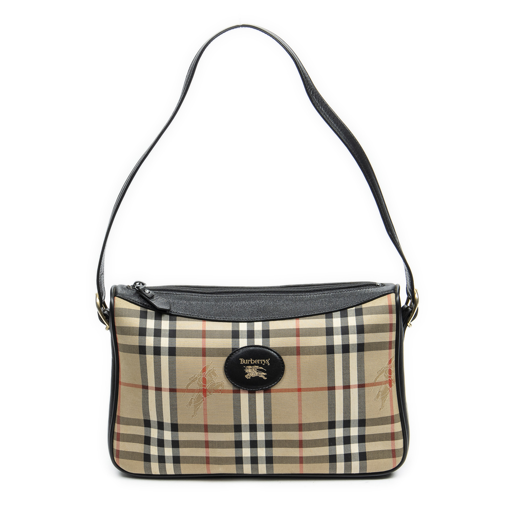 Burberry Burberrys Zip Shoulder Bag